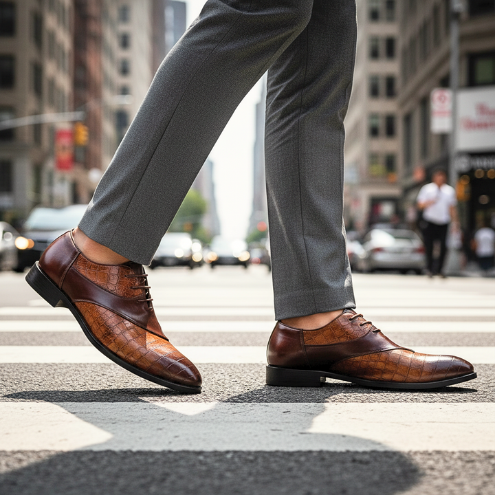 MONTAVELLI™ – Croc Oxfords