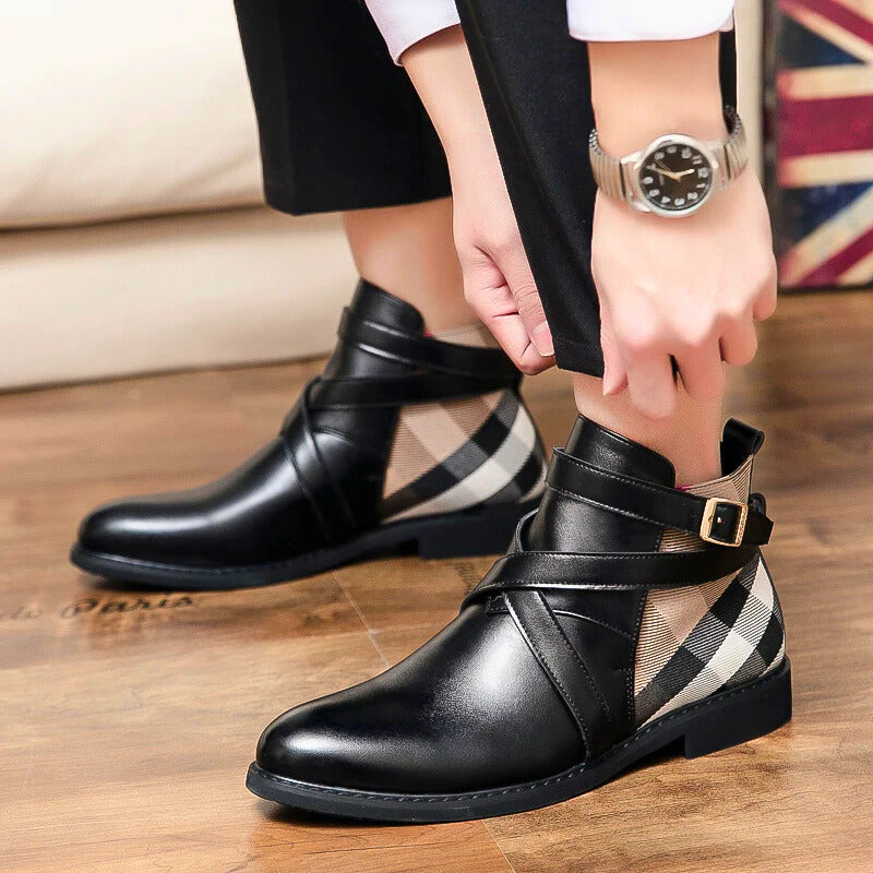 MILANO CHECK BOOTS