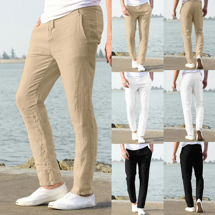 FINLEY™ – Cotton and Linen Trousers