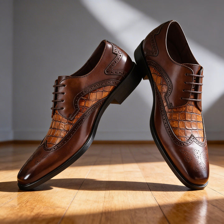 VERCELLI™ – Croc Oxfords
