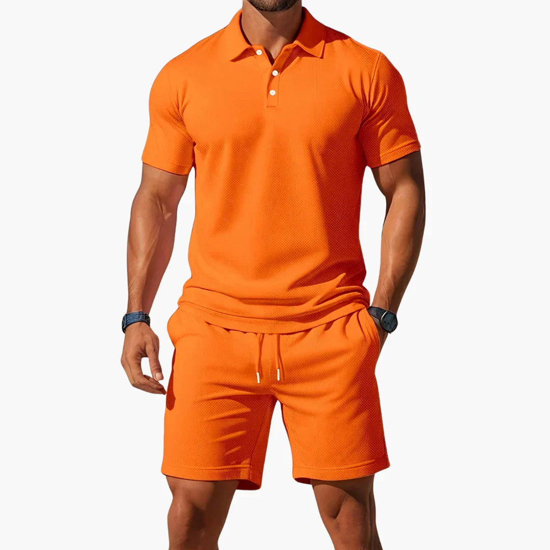 DECLAN™ – Premium Summer Polo & Shorts Set