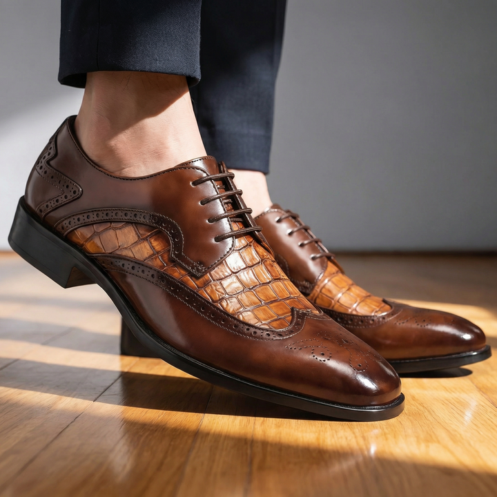 VERCELLI™ – Croc Oxfords