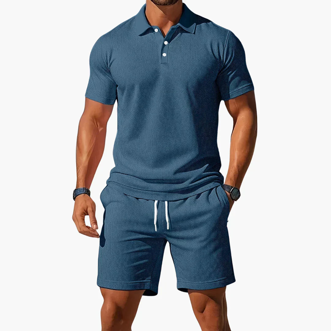 DECLAN™ – Premium Summer Polo & Shorts Set