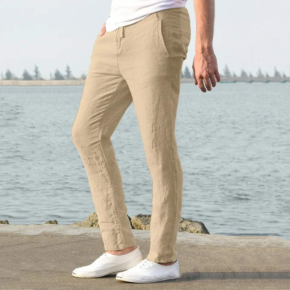 FINLEY™ – Cotton and Linen Trousers