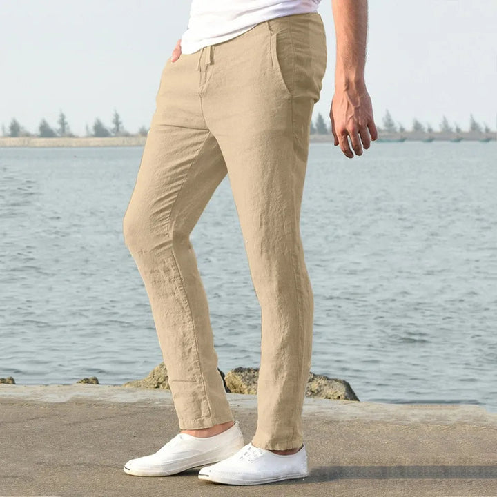 FINLEY™ – Cotton and Linen Trousers