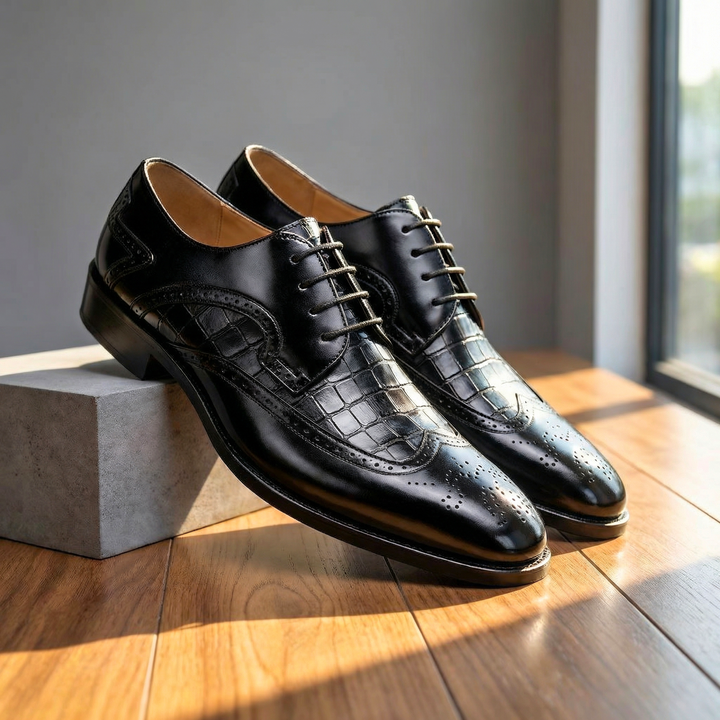VERCELLI™ – Croc Oxfords