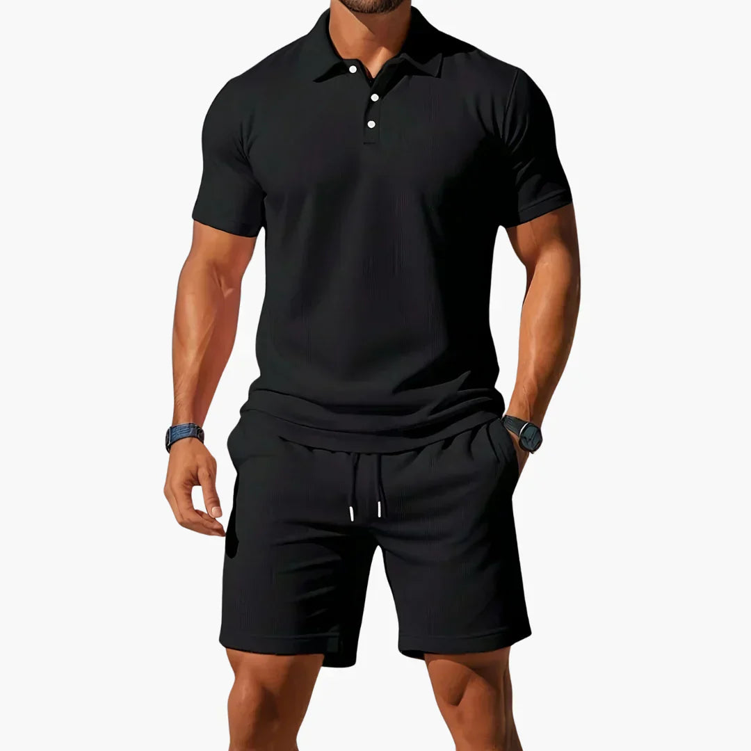 DECLAN™ – Premium Summer Polo & Shorts Set