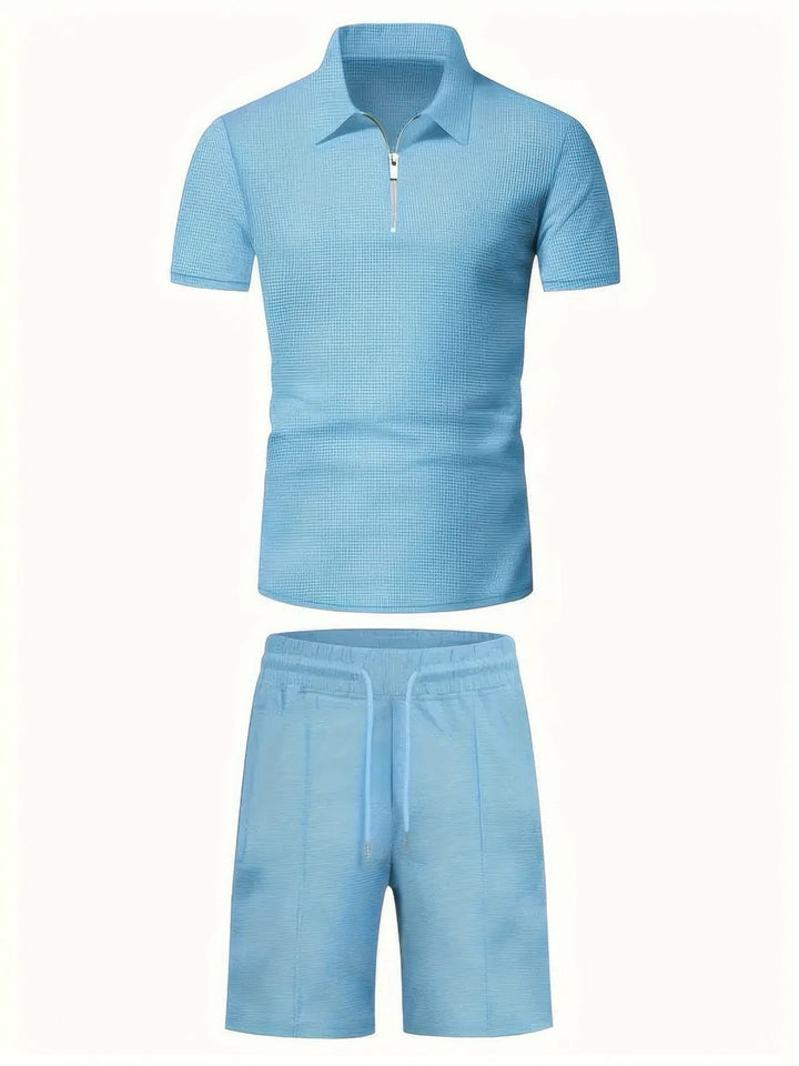 BENNETT™ – Classic Zipper Shirt and Short Set