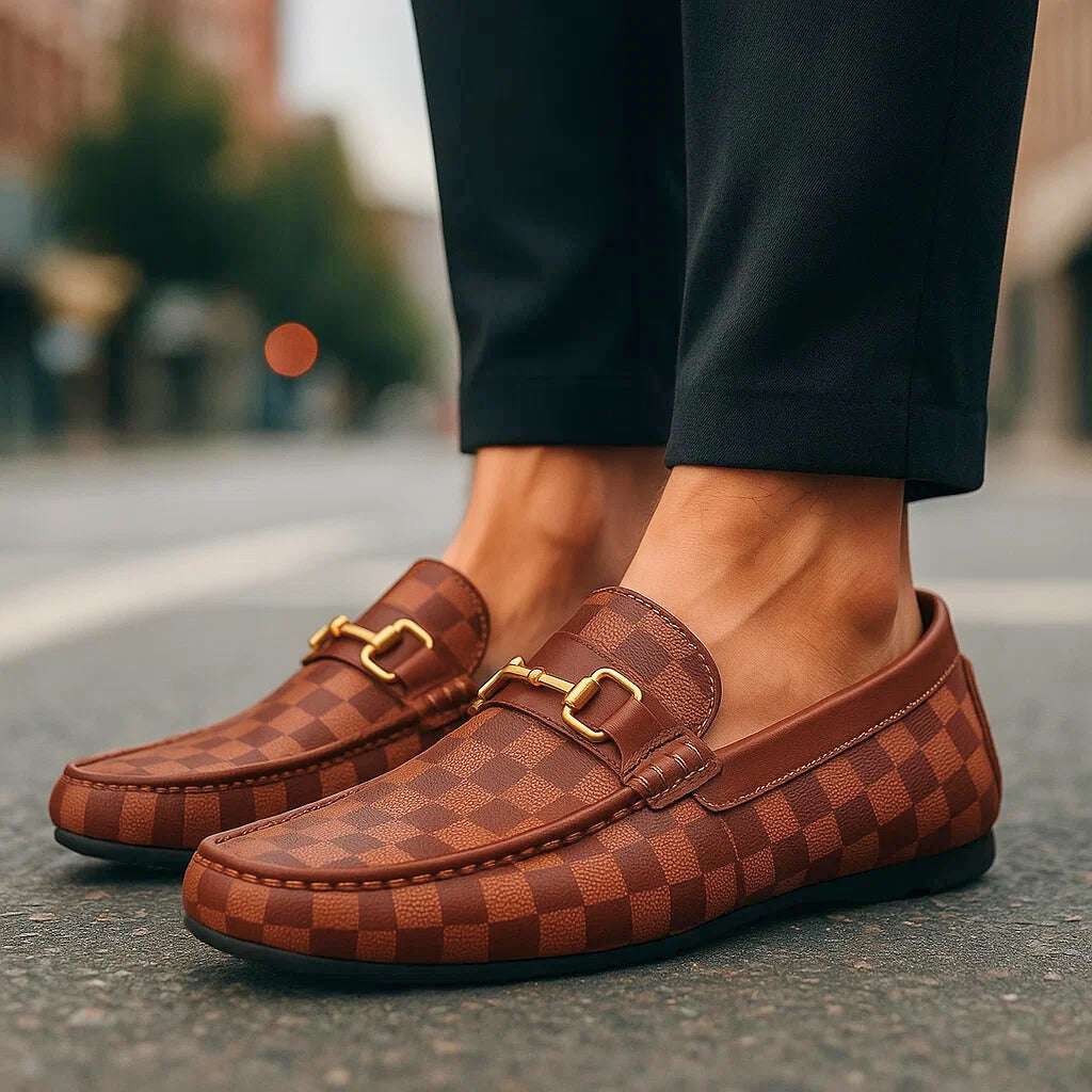 GIANNI™ – Ray Check Loafers