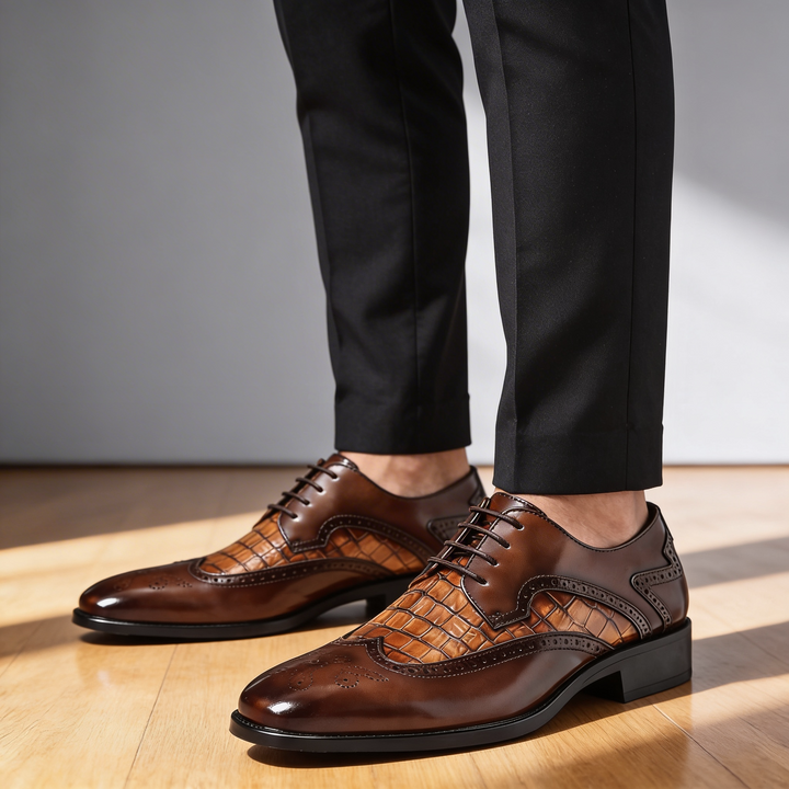 VERCELLI™ – Croc Oxfords