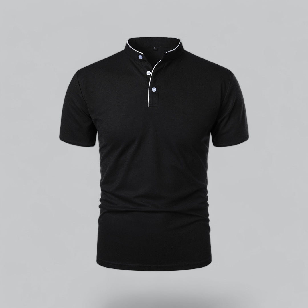 LOUIS™ – Collarless Polo Shirt