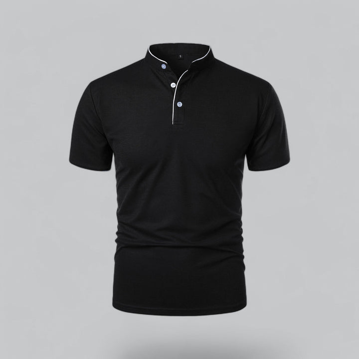 LOUIS™ – Collarless Polo Shirt