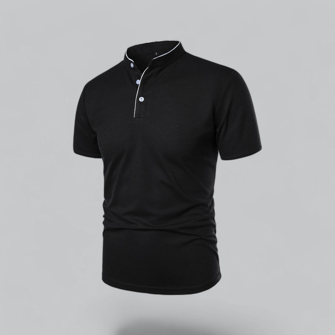 LOUIS™ – Collarless Polo Shirt