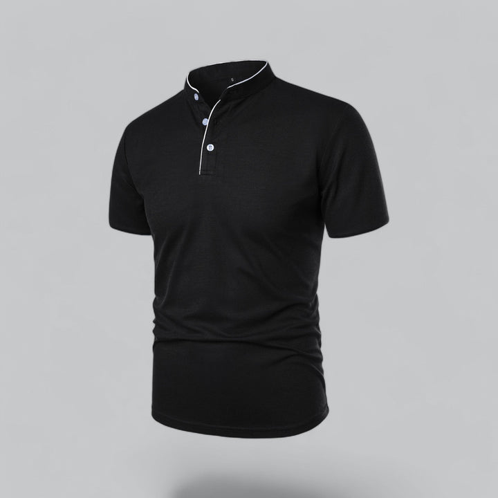 LOUIS™ – Collarless Polo Shirt