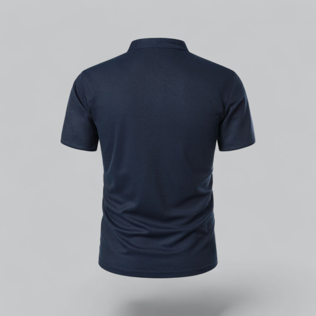 LOUIS™ – Collarless Polo Shirt