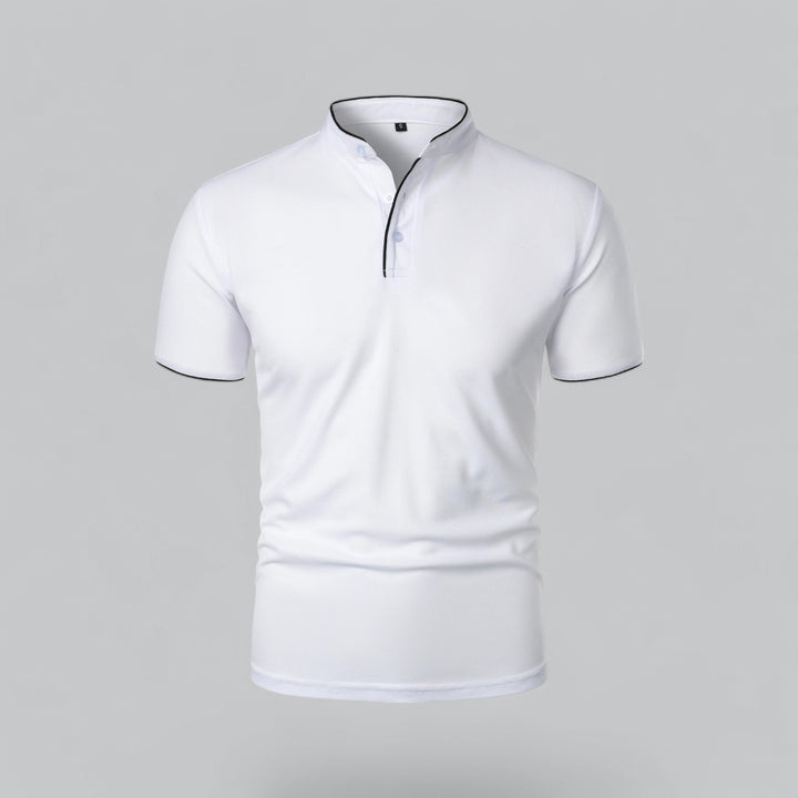 LOUIS™ – Collarless Polo Shirt