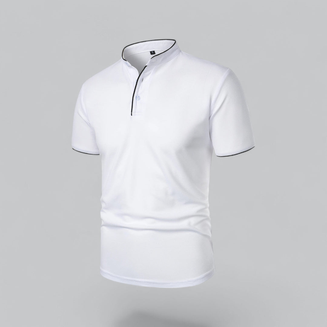LOUIS™ – Collarless Polo Shirt