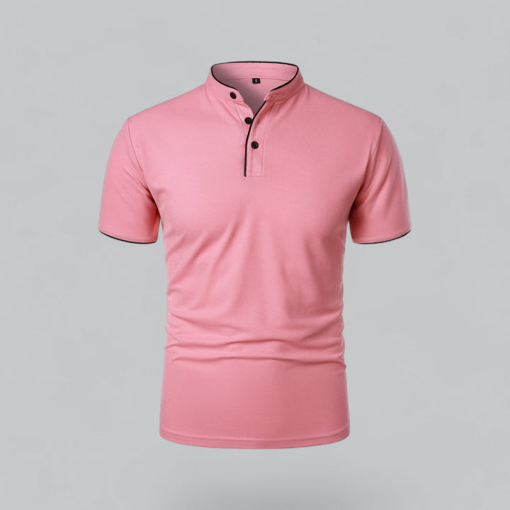 LOUIS™ – Collarless Polo Shirt