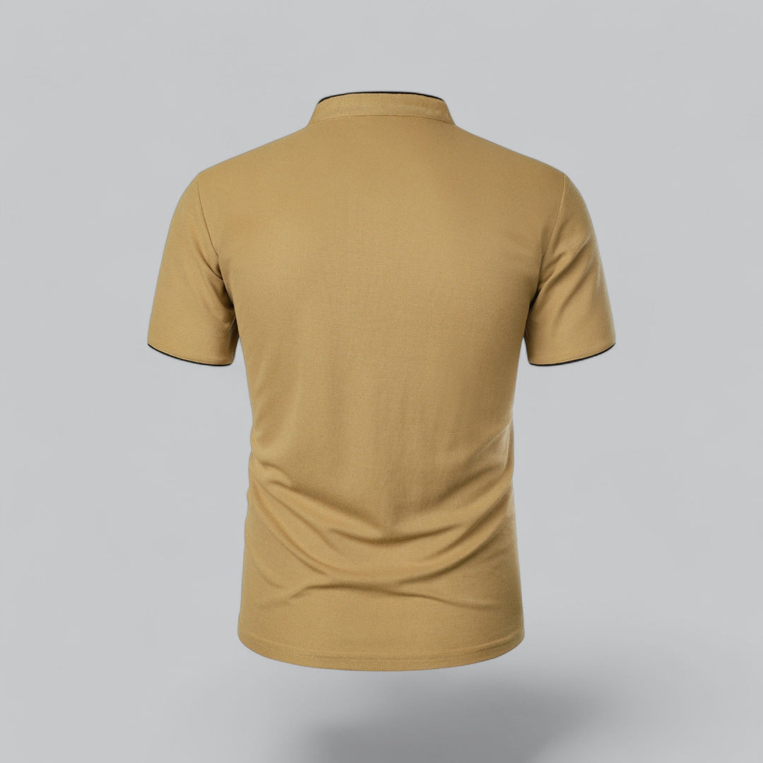 LOUIS™ – Collarless Polo Shirt