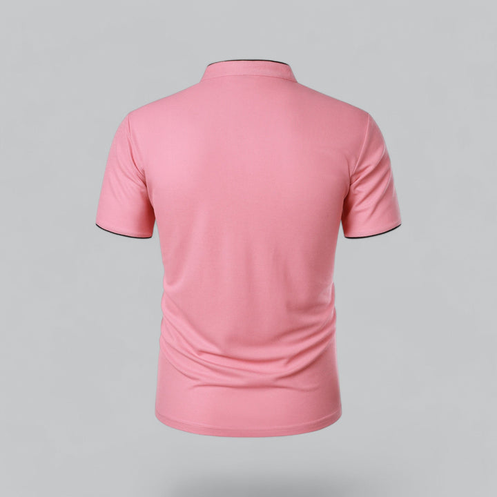 LOUIS™ – Collarless Polo Shirt