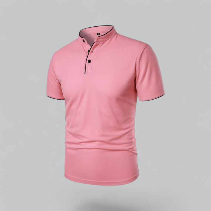 LOUIS™ – Collarless Polo Shirt