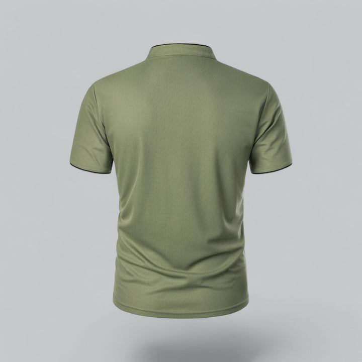 LOUIS™ – Collarless Polo Shirt