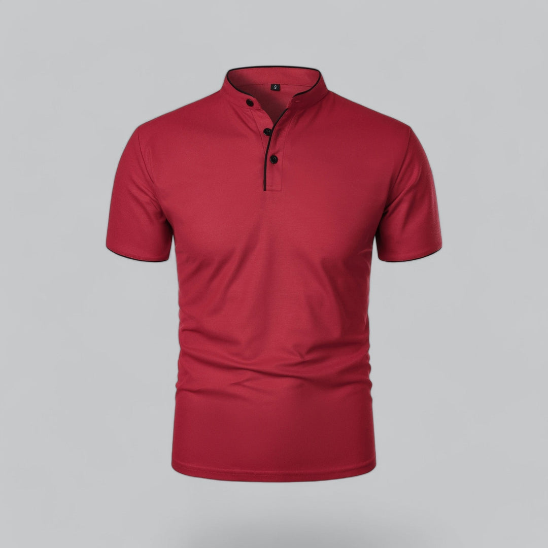 LOUIS™ – Collarless Polo Shirt