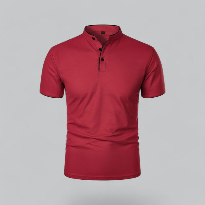 LOUIS™ – Collarless Polo Shirt