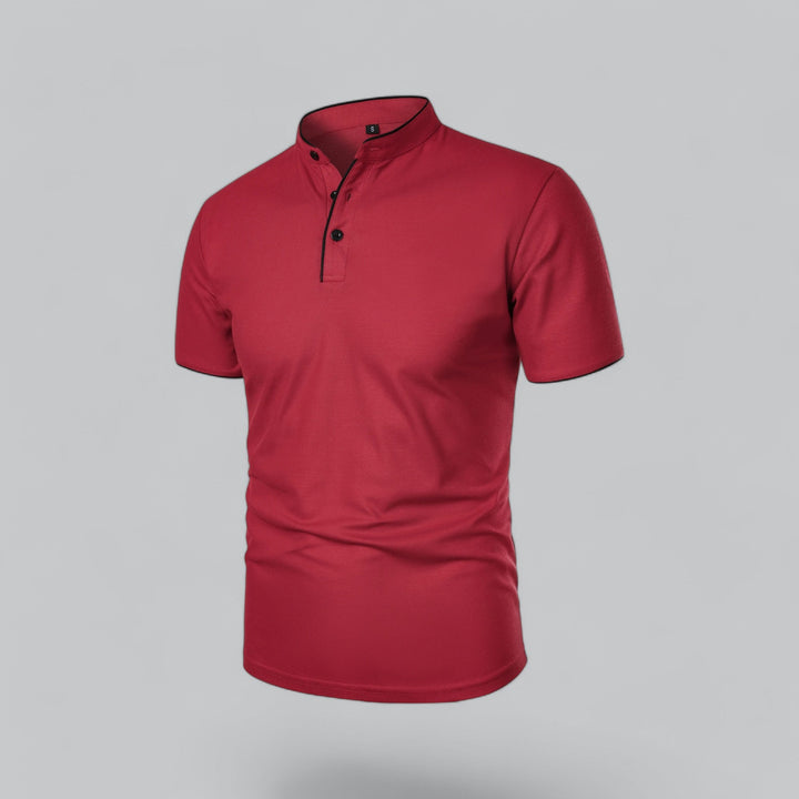 LOUIS™ – Collarless Polo Shirt