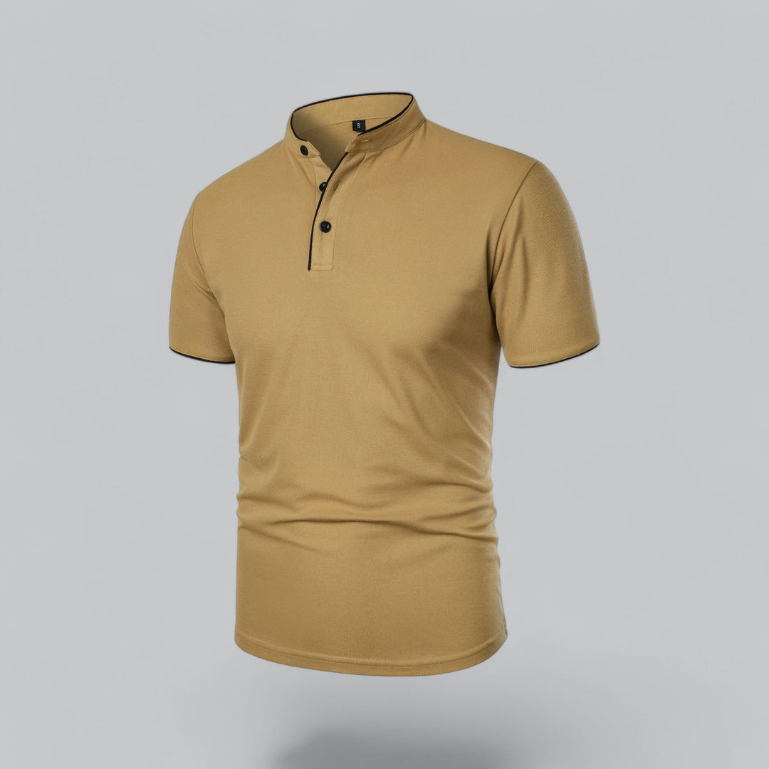 LOUIS™ – Collarless Polo Shirt