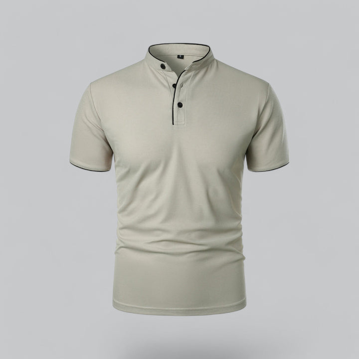 LOUIS™ – Collarless Polo Shirt