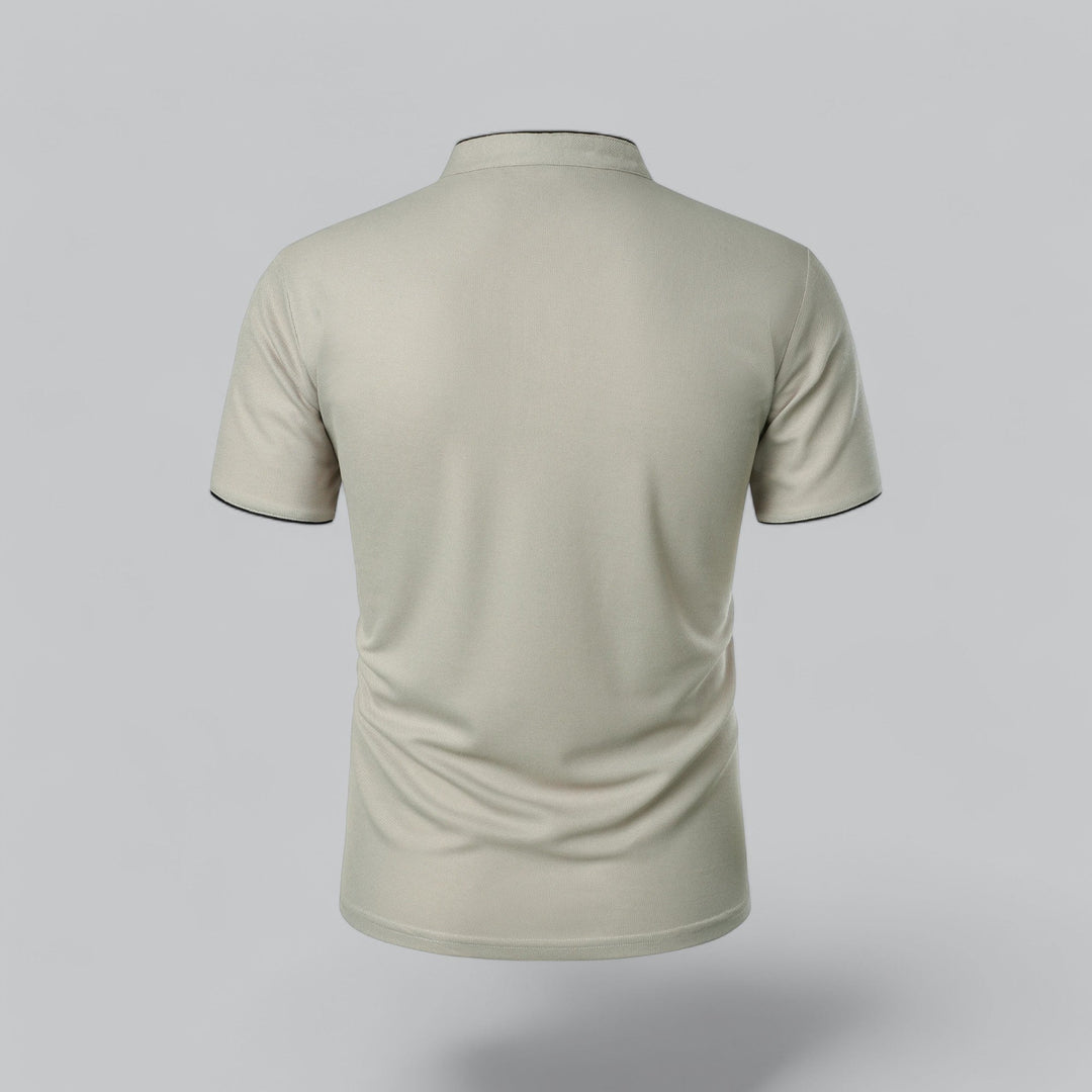 LOUIS™ – Collarless Polo Shirt