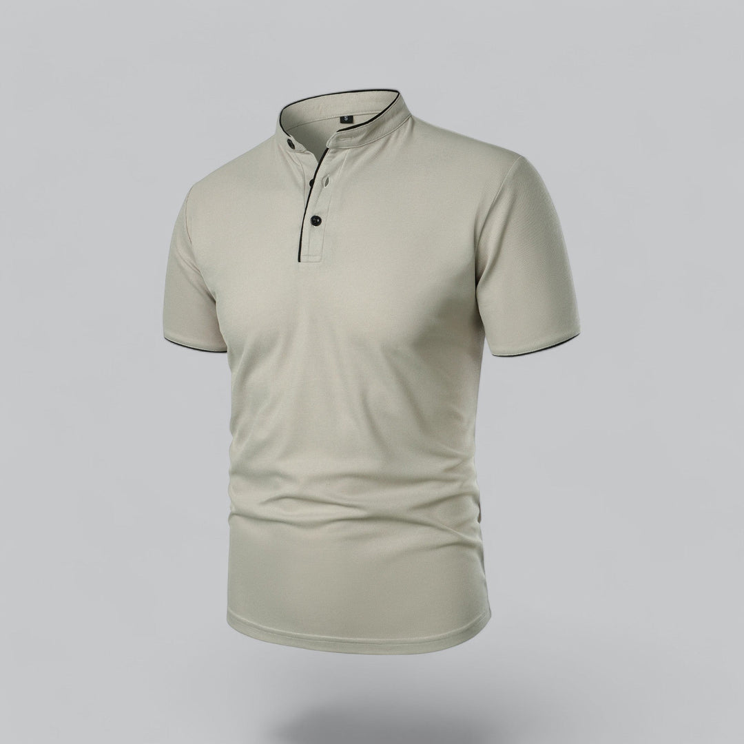 LOUIS™ – Collarless Polo Shirt