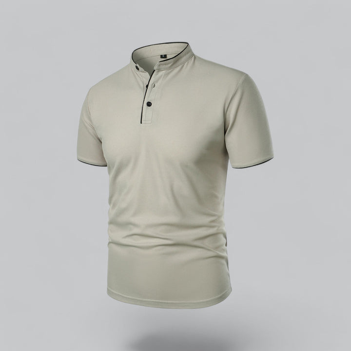 LOUIS™ – Collarless Polo Shirt