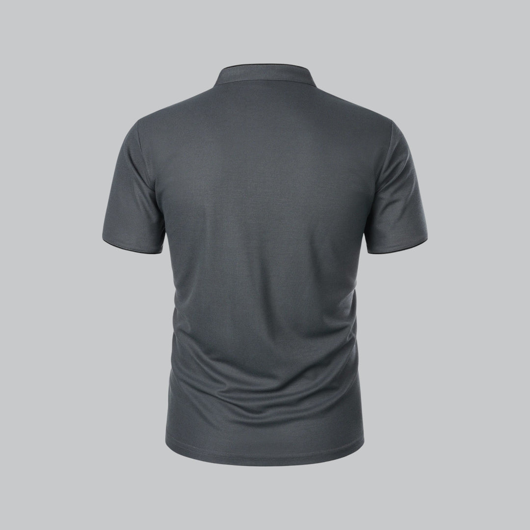 LOUIS™ – Collarless Polo Shirt