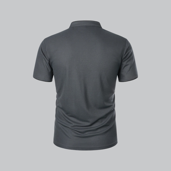 LOUIS™ – Collarless Polo Shirt