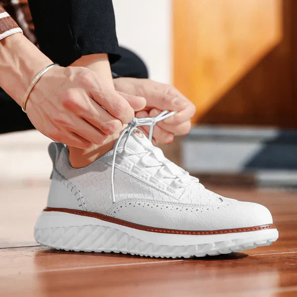 BRAXTON™ – Ridge Leather Sneakers
