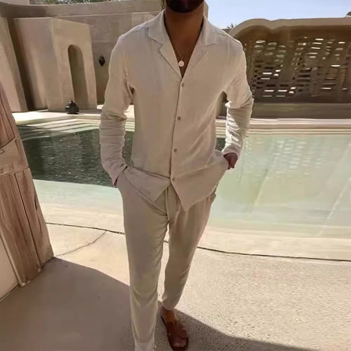 WESLEY™ – Timeless Long Sleeve and Fitted Trouser Set