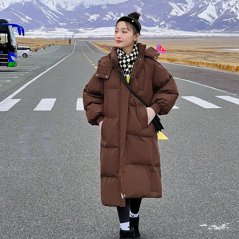 LEMI™ - Comfy Waterproof Hooded Long Puffer Jacket