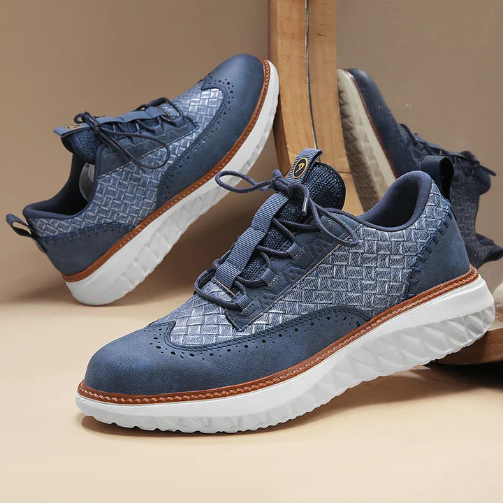 BRAXTON™ – Ridge Leather Sneakers