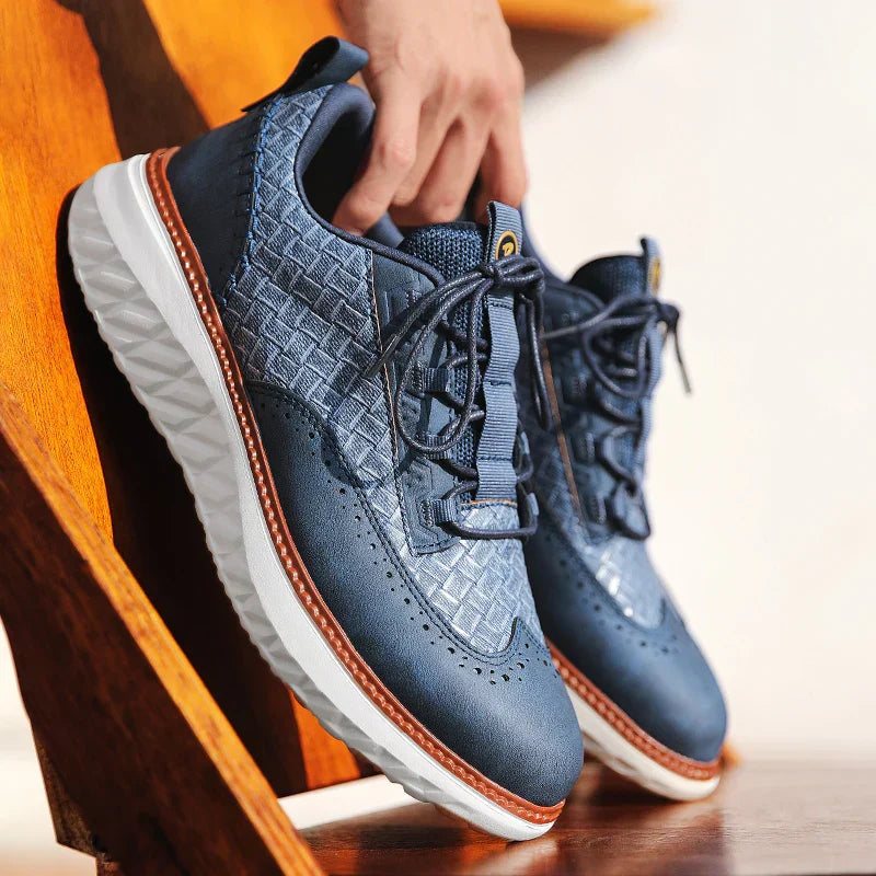 BRAXTON™ – Ridge Leather Sneakers