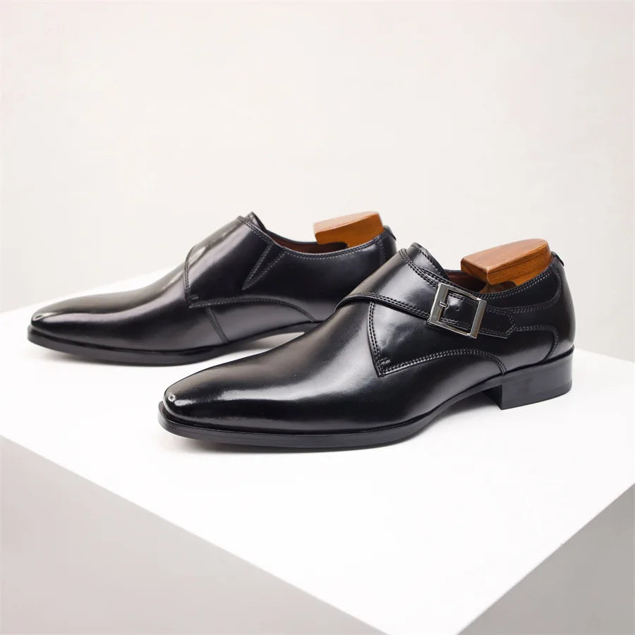 SANTORO™ – Leather Monk Strap