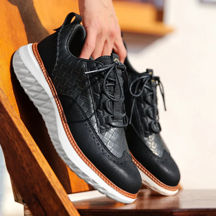 BRAXTON™ – Ridge Leather Sneakers