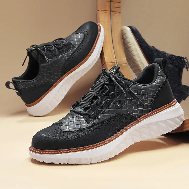 BRAXTON™ – Ridge Leather Sneakers