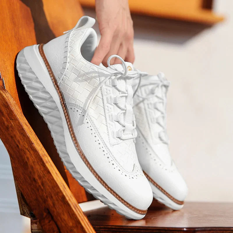 BRAXTON™ – Ridge Leather Sneakers
