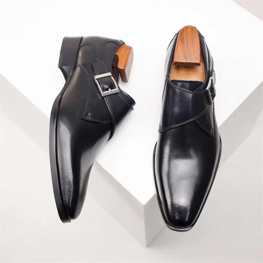 SANTORO™ – Leather Monk Strap