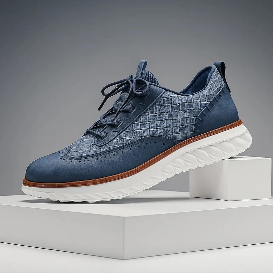 BRAXTON™ – Ridge Leather Sneakers