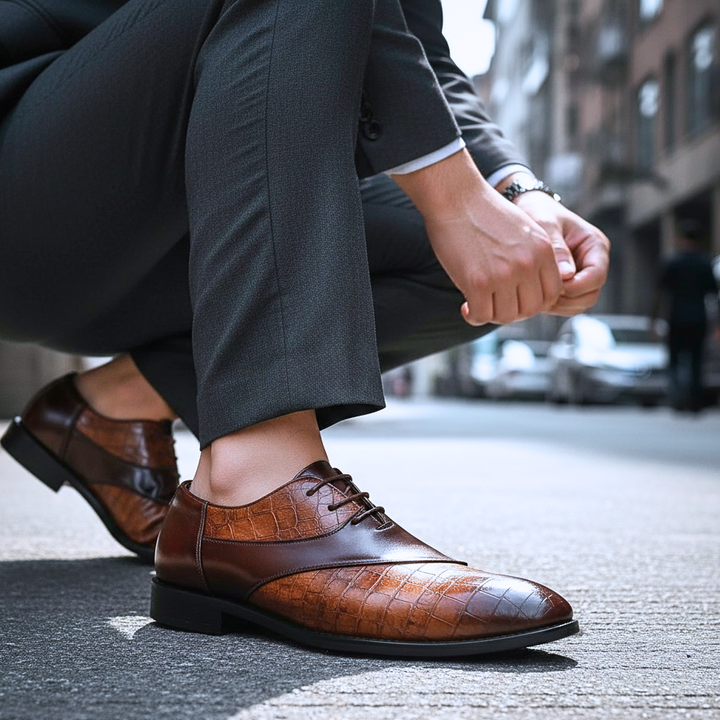 MONTAVELLI™ – Croc Oxfords