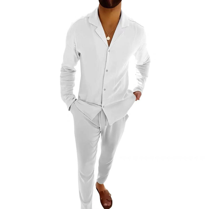 WESLEY™ – Timeless Long Sleeve and Fitted Trouser Set