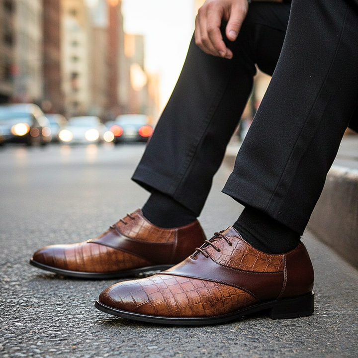 MONTAVELLI™ – Croc Oxfords